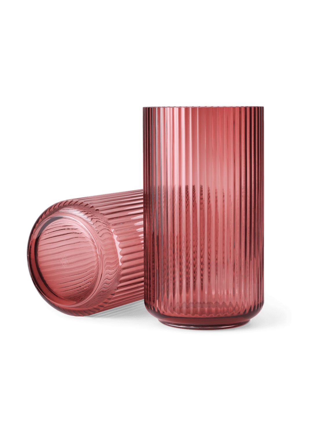 Produktbillede af Lyngby Porcelæn Lyngby Vase H31 cm burgundy mundblæst glas i premium kvalitet