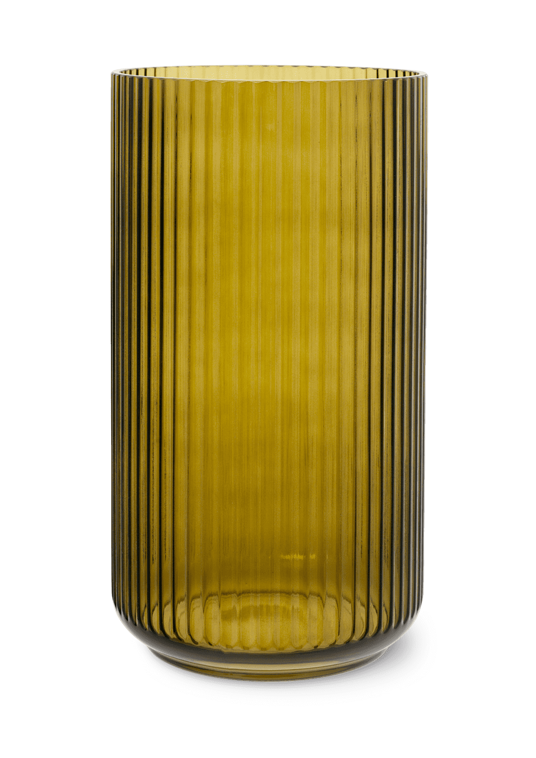 Produktbillede af Lyngby Porcelæn Lyngby Vase H38 cm olivengrøn mundblæst glas i premium kvalitet
