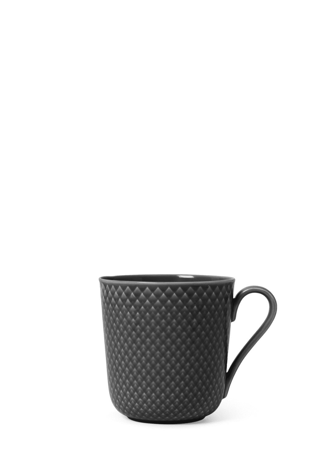 Produktbillede af Lyngby Porcelæn Rhombe Earth Krus med hank 39 cl slate i premium kvalitet