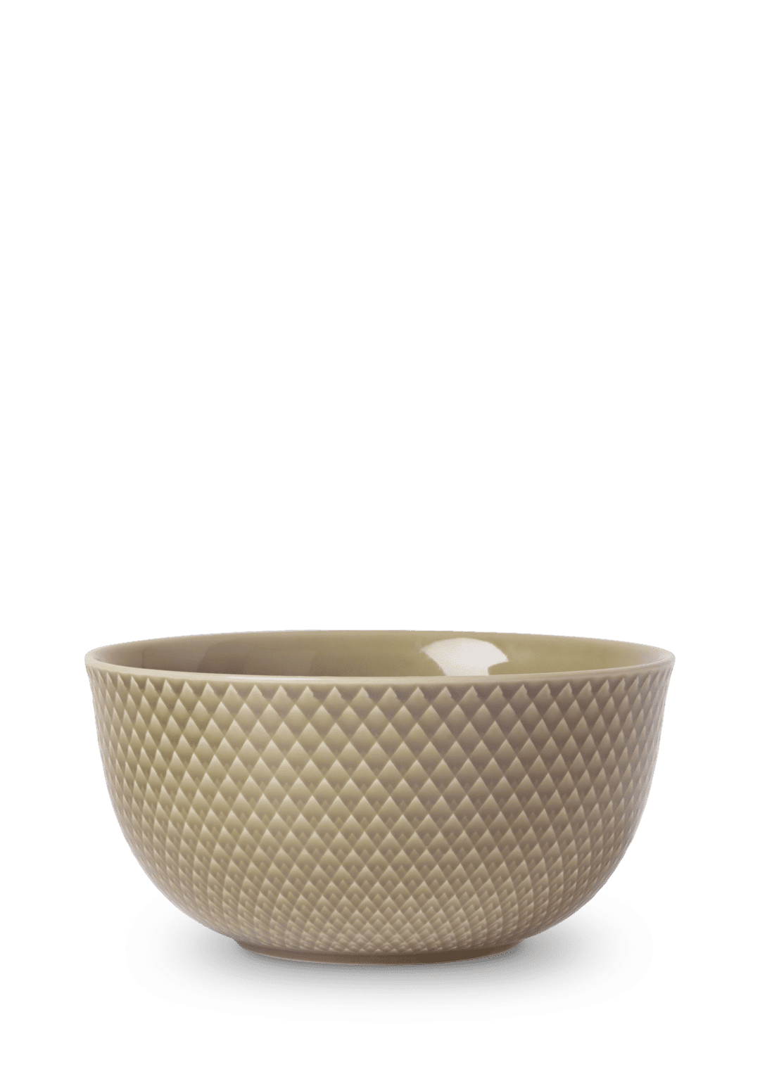 Produktbillede af Lyngby Porcelæn Rhombe Earth Serveringsskål Ø17.5 cm brun clay i premium kvalitet