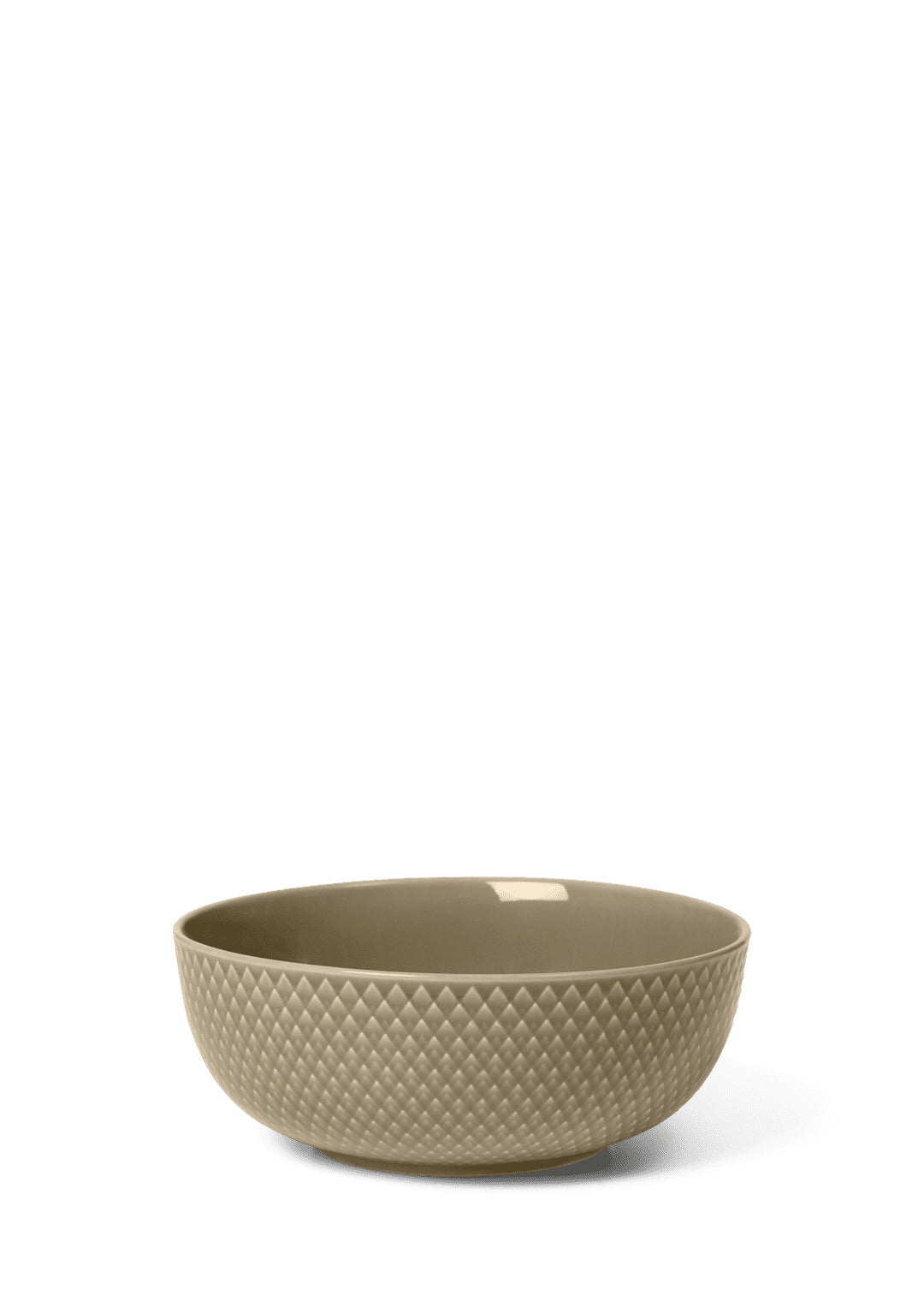 Produktbillede af Lyngby Porcelæn Rhombe Earth Skål Ø15.5 cm clay i premium kvalitet