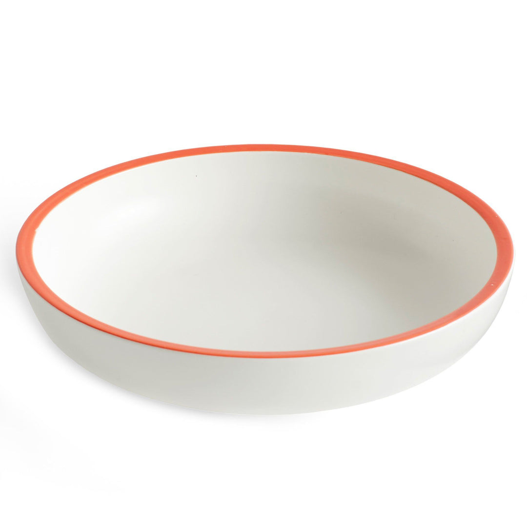 Hay Hay Sobremesa serveringsskål, small, hvid/rød – produktfoto (Skål)