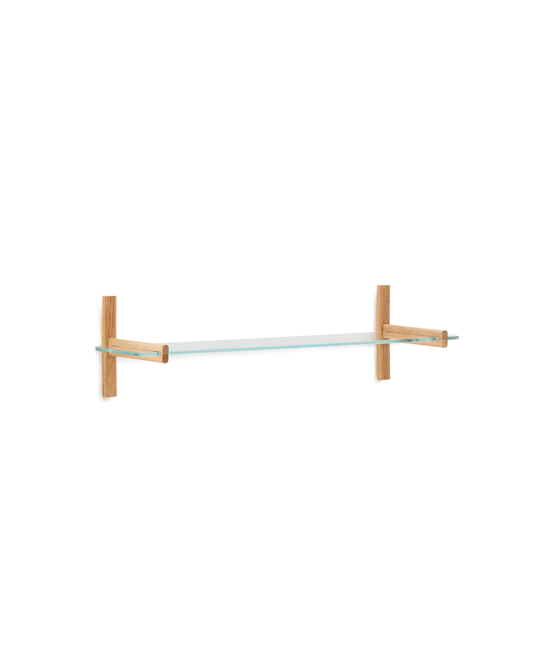 Produktbillede af KAVE HOME Sitra modul reol m. 1 glashylde natur egetræ 110cm i premium kvalitet