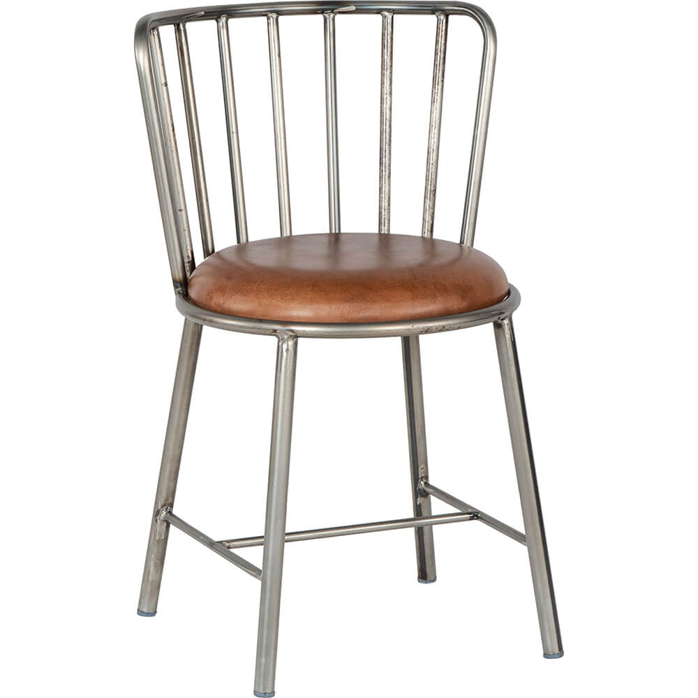 Produktbillede af TRADEMARK LIVING MANHATTAN SPISEBORDSSTOL JERN 80 i premium kvalitet