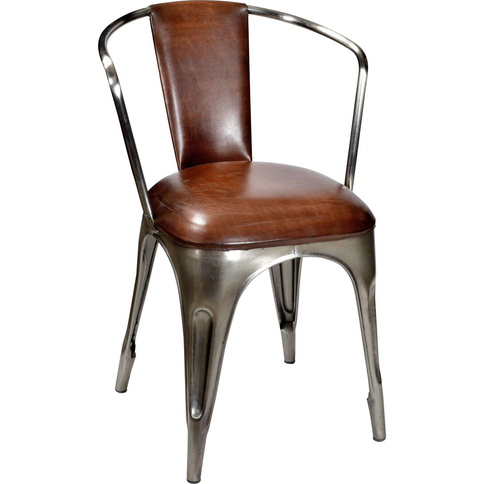 Produktbillede af TRADEMARK LIVING POLSTRET LIVING STOL SHINY/BRUN 80 i premium kvalitet