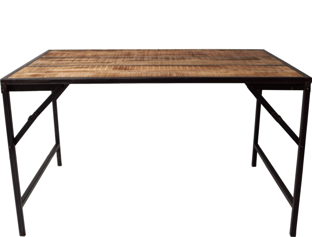 Produktbillede af TRADEMARK LIVING SPISEBORD CHARLIE M/JERNSTEL 130 i premium kvalitet