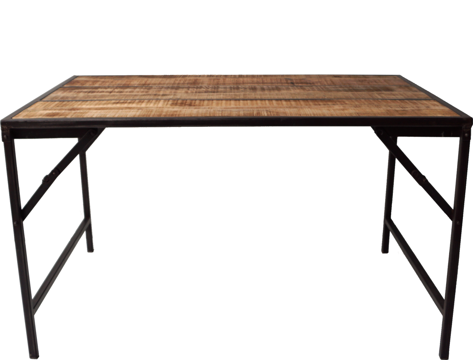 Produktbillede af TRADEMARK LIVING SPISEBORD CHARLIE M/JERNSTEL 130 i premium kvalitet