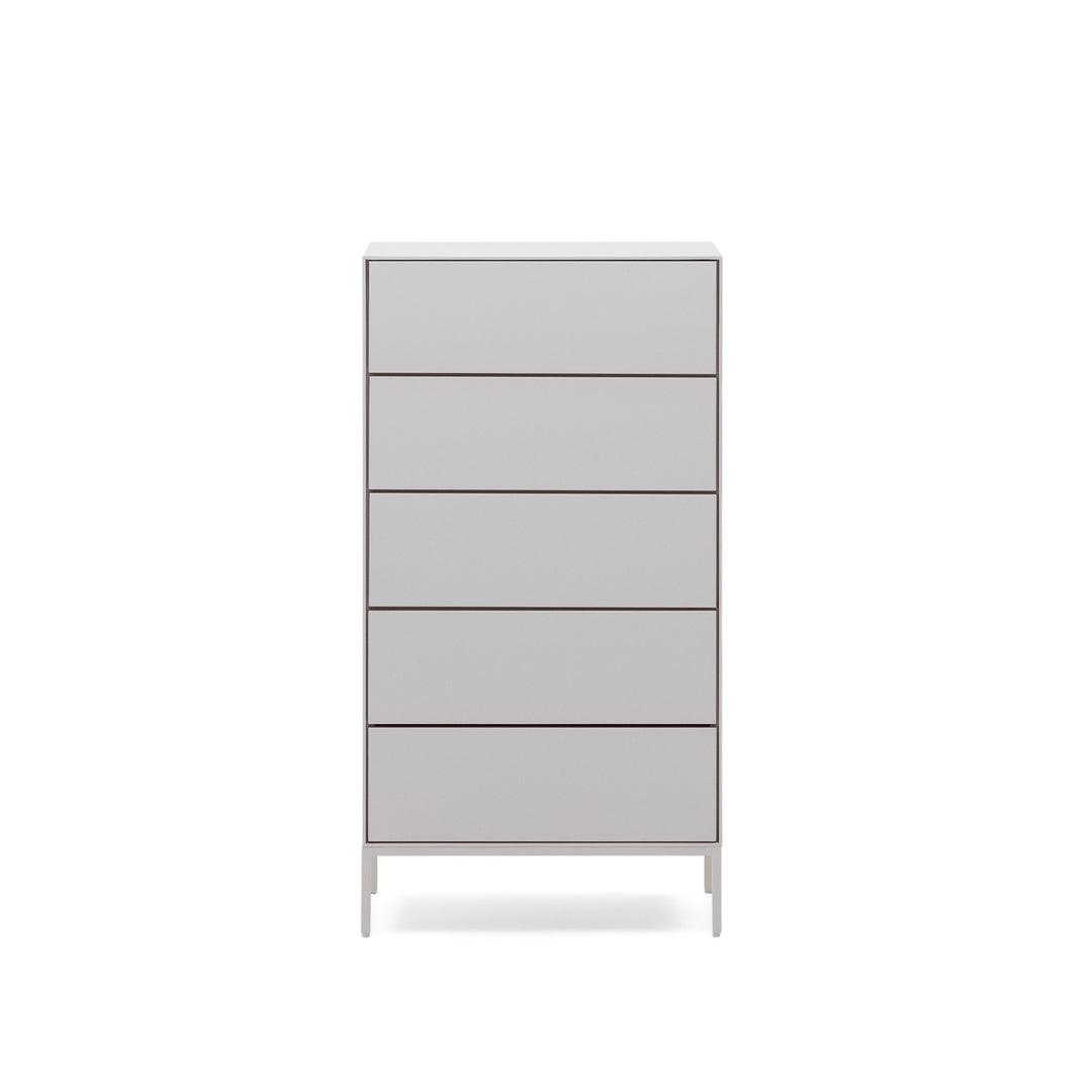 KAVE HOME Vedrana kommode m. 5 skuffer hvid MDF 60x114