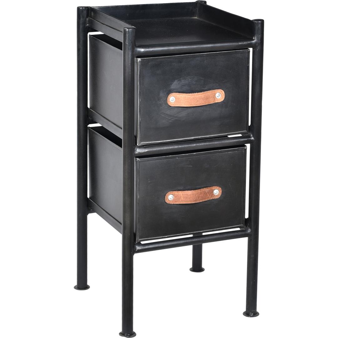 Produktbillede af TRADEMARK LIVING ZOE KABINET M/2 SKUFFER 65 i premium kvalitet