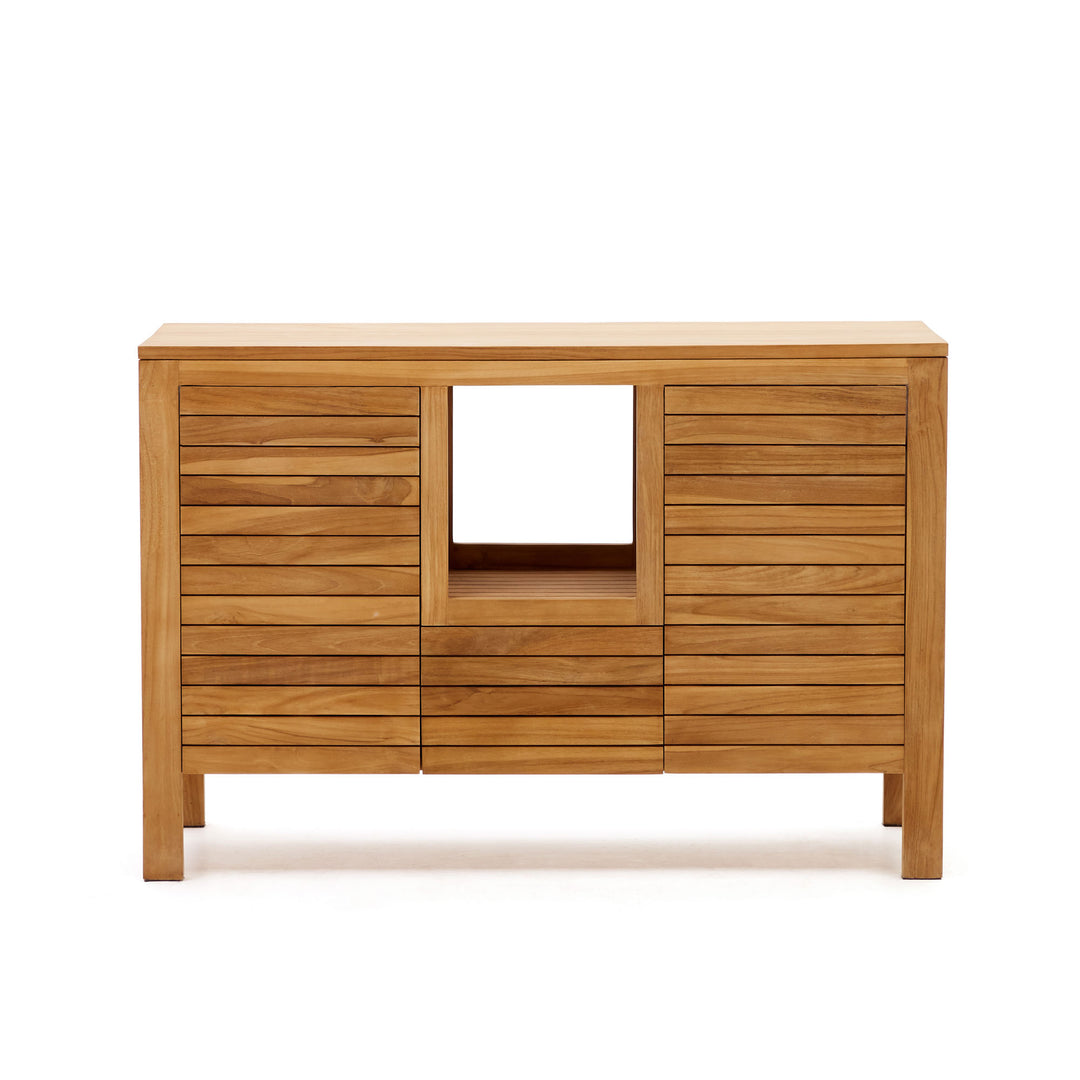 KAVE HOME Neria badeværelsesskab natur teaktræ 120x45