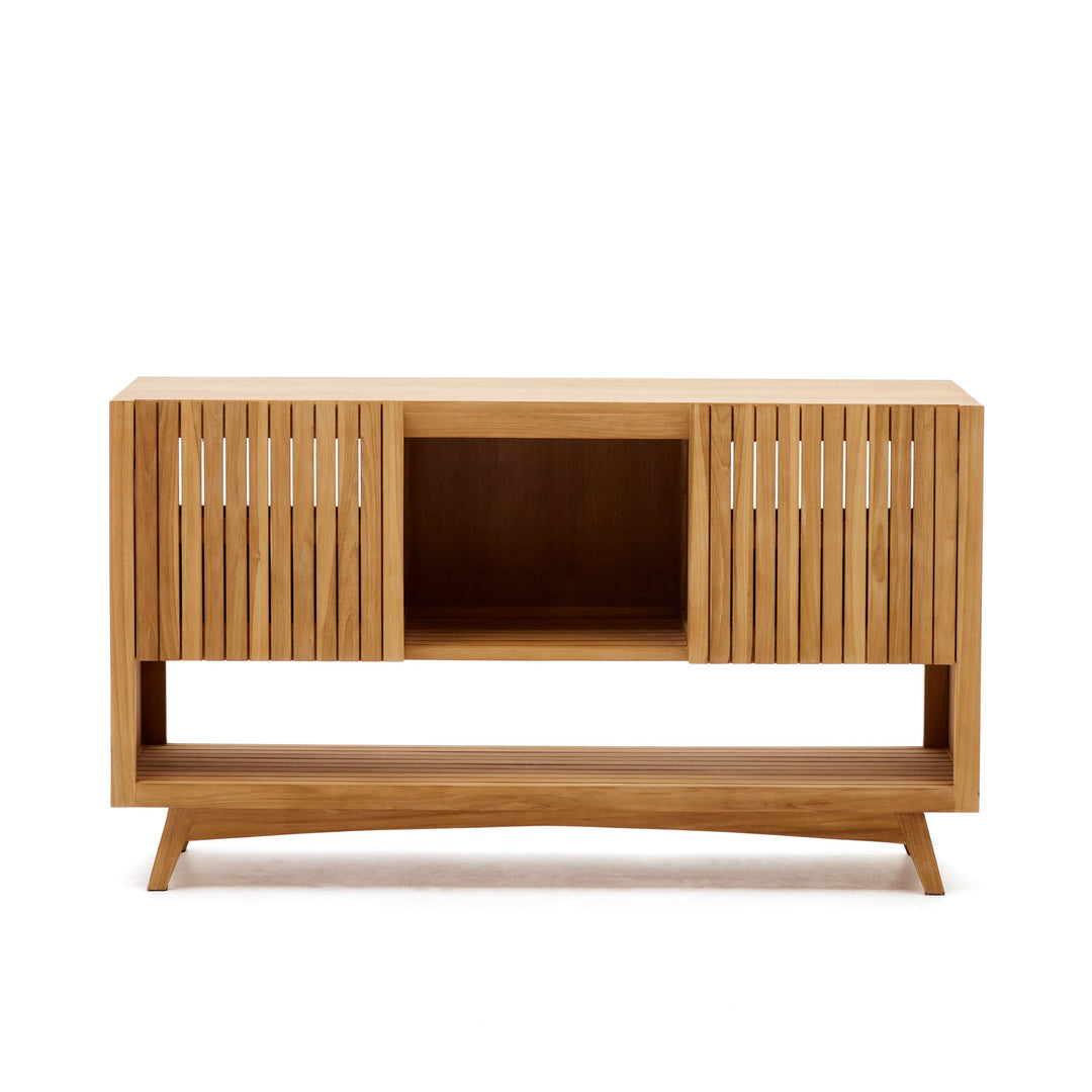 KAVE HOME Kuveni badeværelsesskab natur teaktræ 140x50