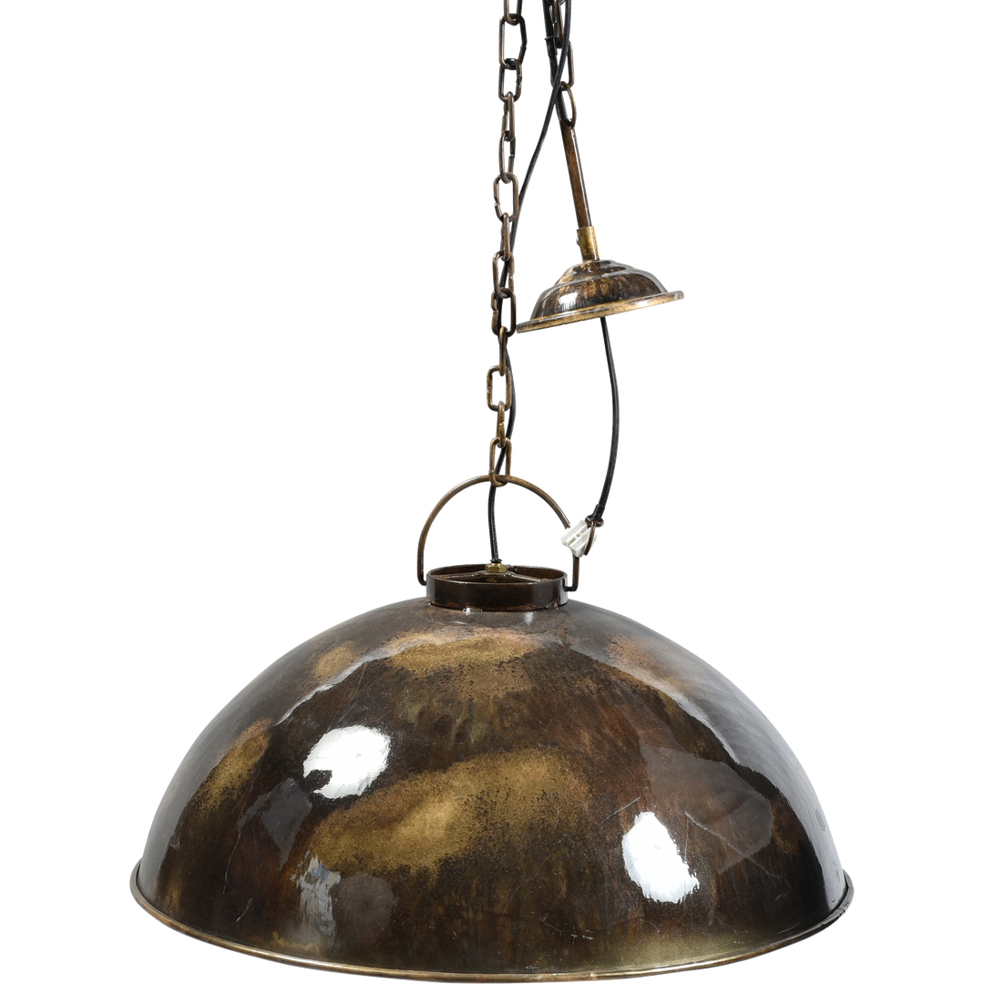 Produktbillede af Trademark Living Loftlampe i fabriksstil metal marmorering i premium kvalitet