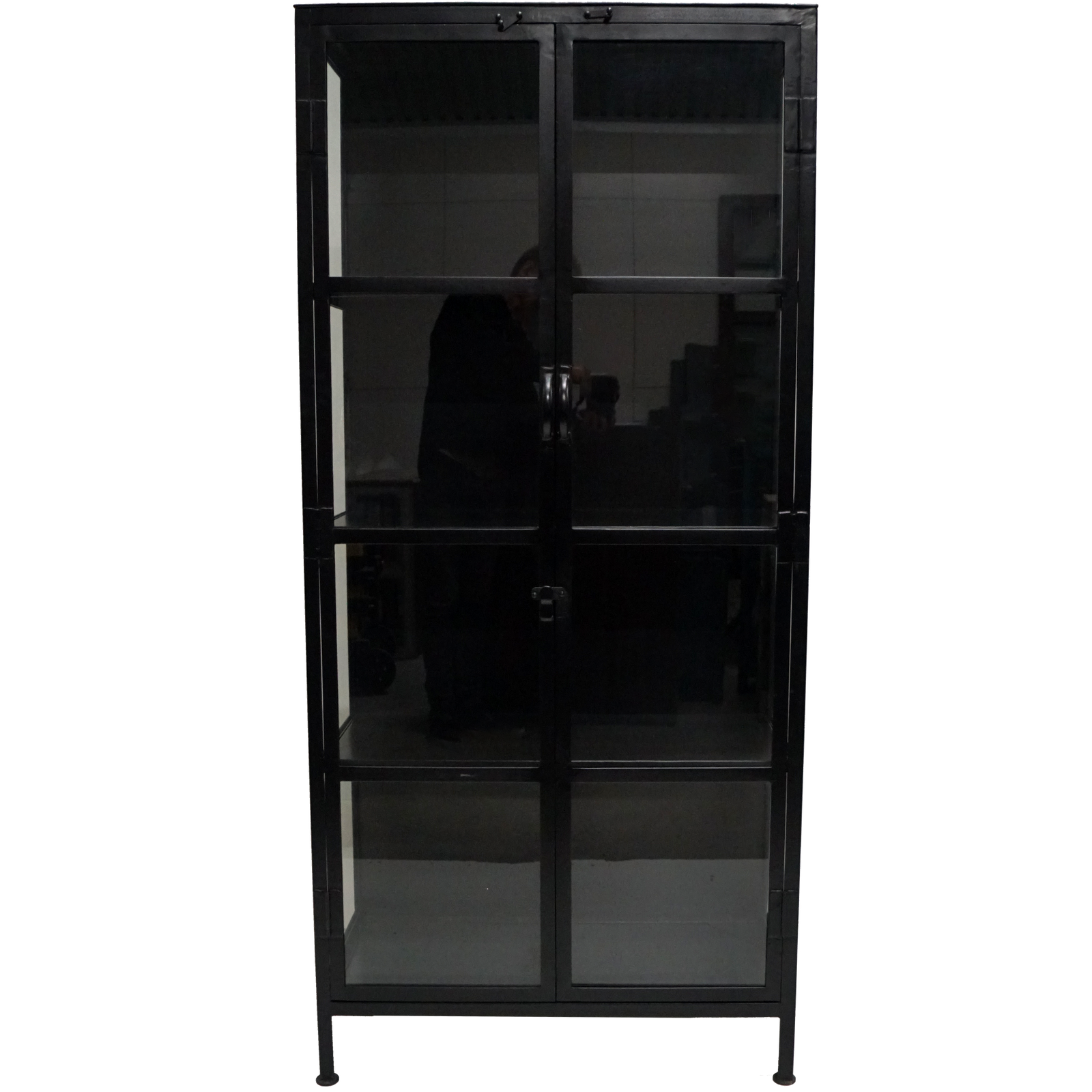 Produktbillede af TRADEMARK LIVING SPENCER KABINET JERN/GLAS 176 i premium kvalitet