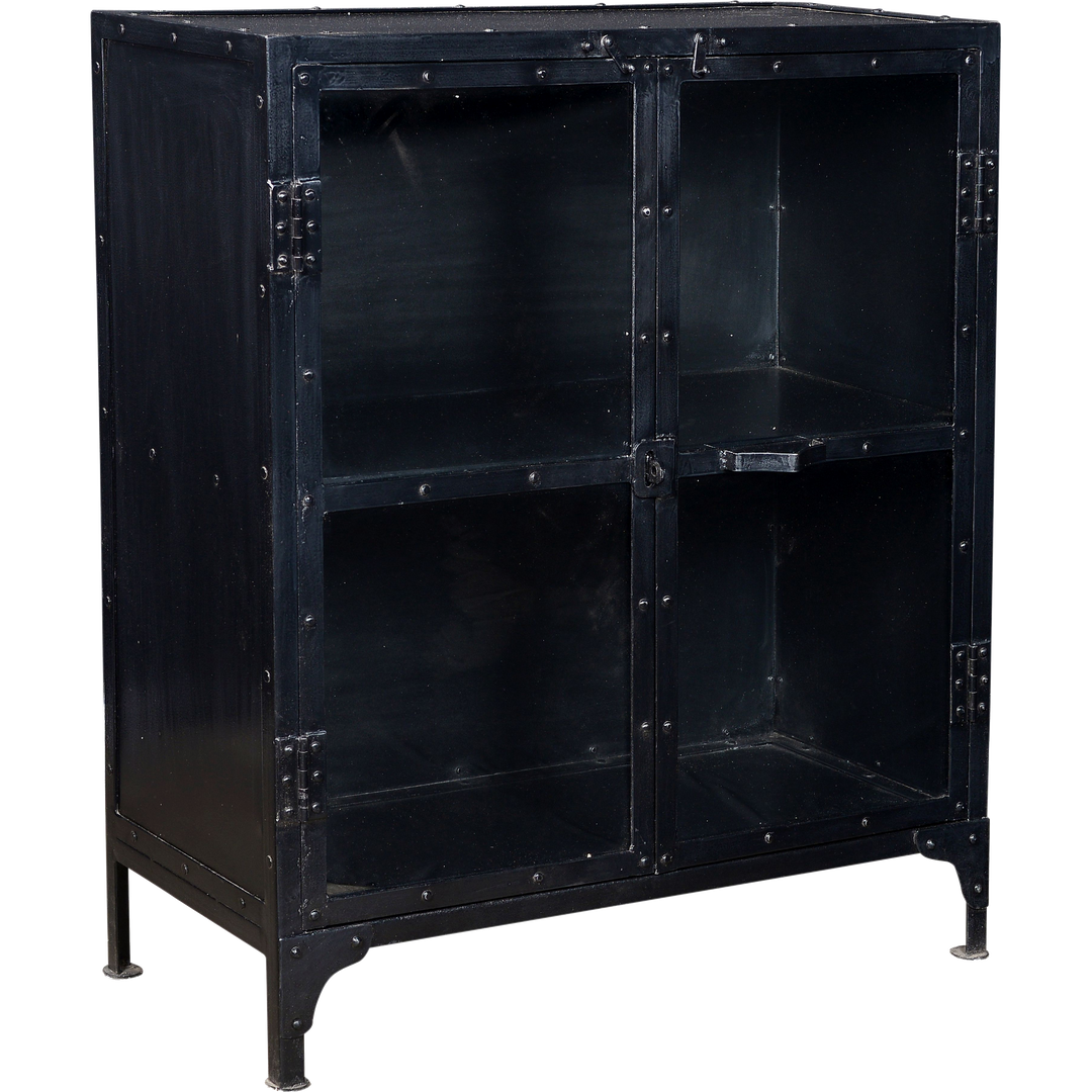 Produktbillede af TRADEMARK LIVING BARACK GLASKABINET INDUSTRIELT LOOK 94 i premium kvalitet