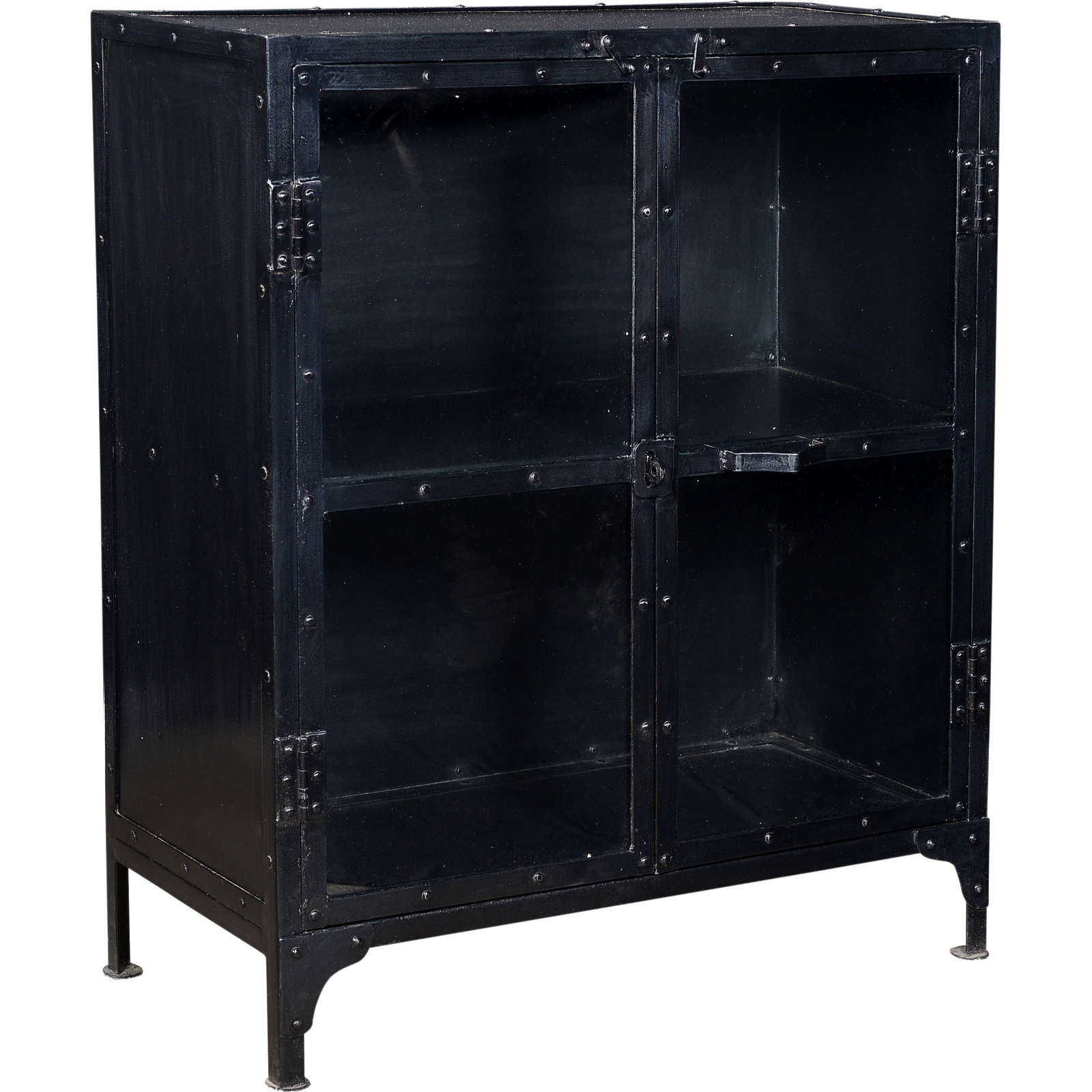 Produktbillede af TRADEMARK LIVING BARACK GLASKABINET INDUSTRIELT LOOK 94 i premium kvalitet