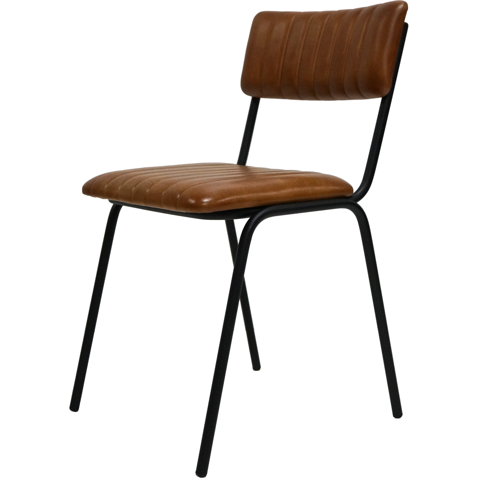 Produktbillede af TRADEMARK LIVING DINER STOL M/LÆDERSÆDE BRUN 78 i premium kvalitet