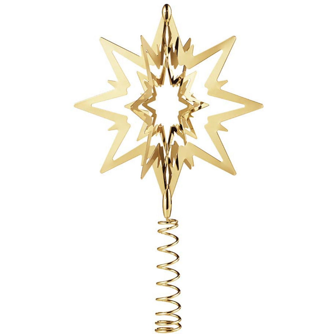 Georg jensen Georg jensen Star juletræsstjerne guld lille – close-up (Juletræsstjerne)