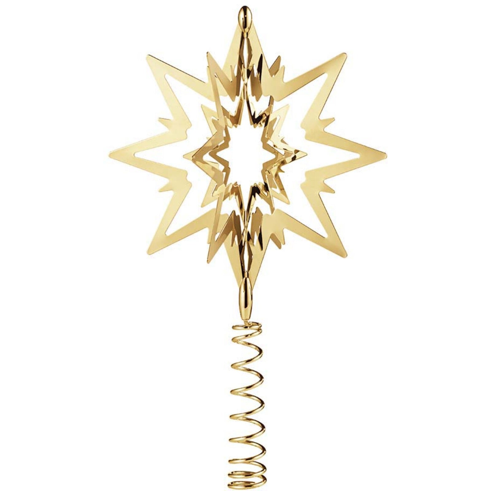 Georg jensen Georg jensen Star juletræsstjerne guld lille – close-up (Juletræsstjerne)