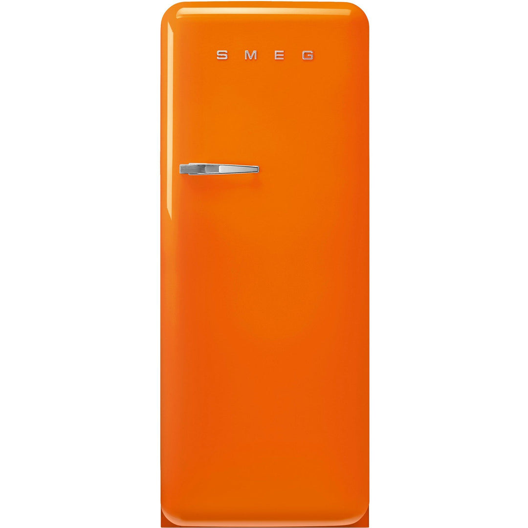 Smeg Smeg FAB28ROR6 Køleskab med Fryser 153 cm Højrehængt Orange ❤ vinkelbillede (Køleskabe)
