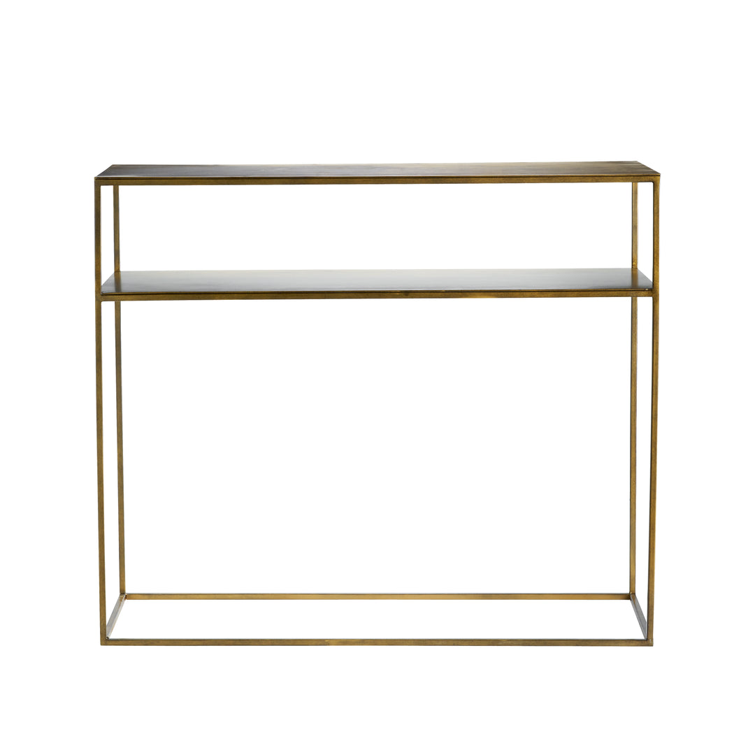 Produktbillede af TINE K HOME KONSOLBORD METAL HONEY GOLD 100 i premium kvalitet