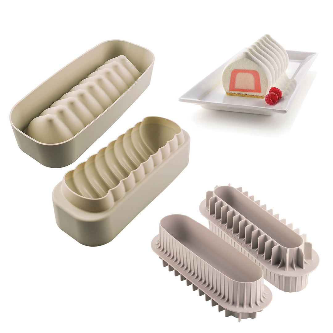 Silikomart Silikomart Meringa & Buche bagesæt ❤ vinkelbillede (Siliconeform)