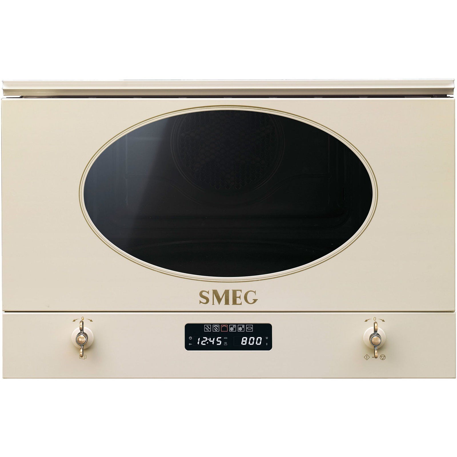 Smeg Smeg MP822PO integreret mikroovn, creme – produktvisning (Mikrobølgeovne)