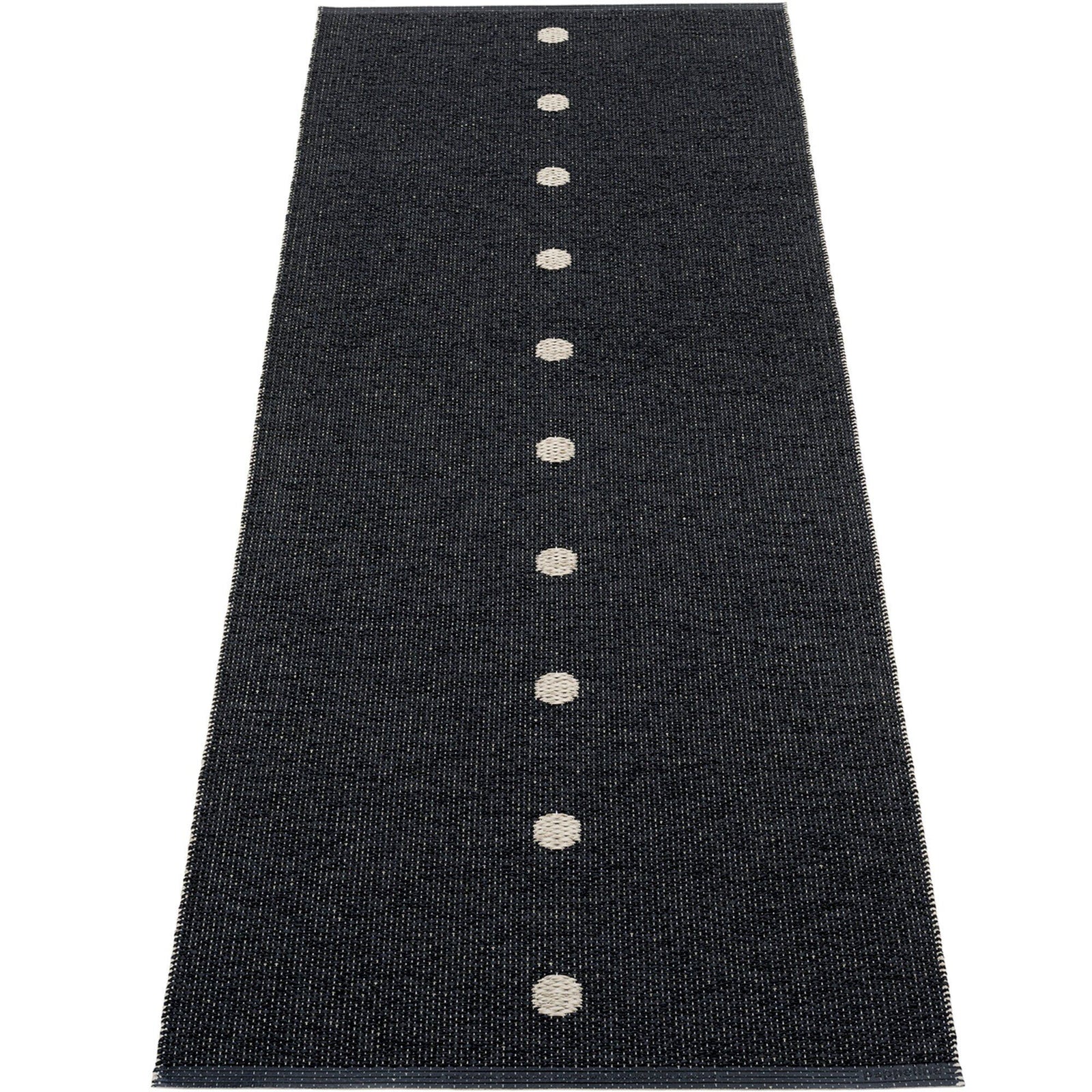 Pappelina Pappelina Gulvtæppe Peg, 70 x 200 cm., black/linen – detaljebillede (Tæpper)