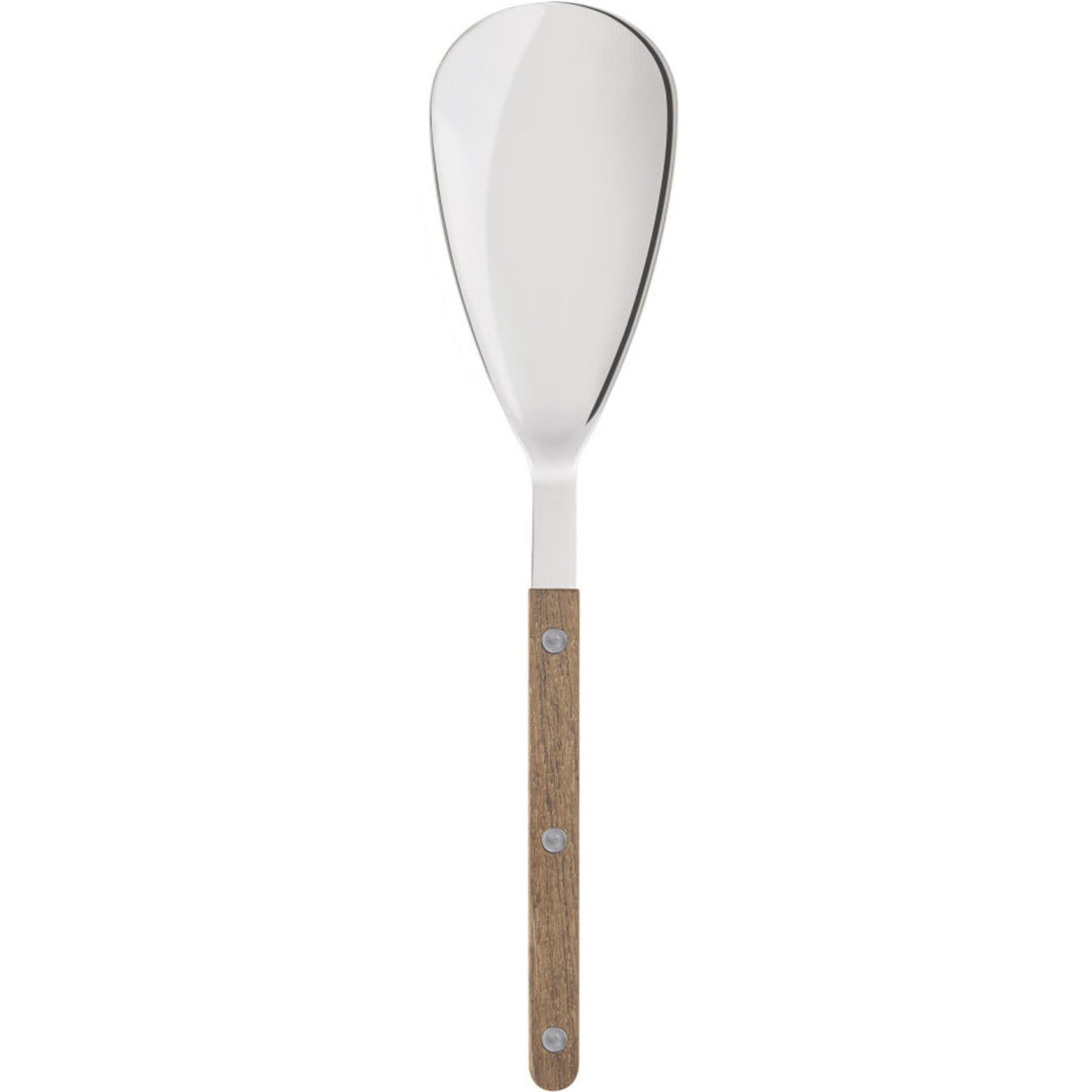 Sabre paris Sabre paris Bistrot Teak ske til ris 27 cm, teak – close-up (Serveringsske)