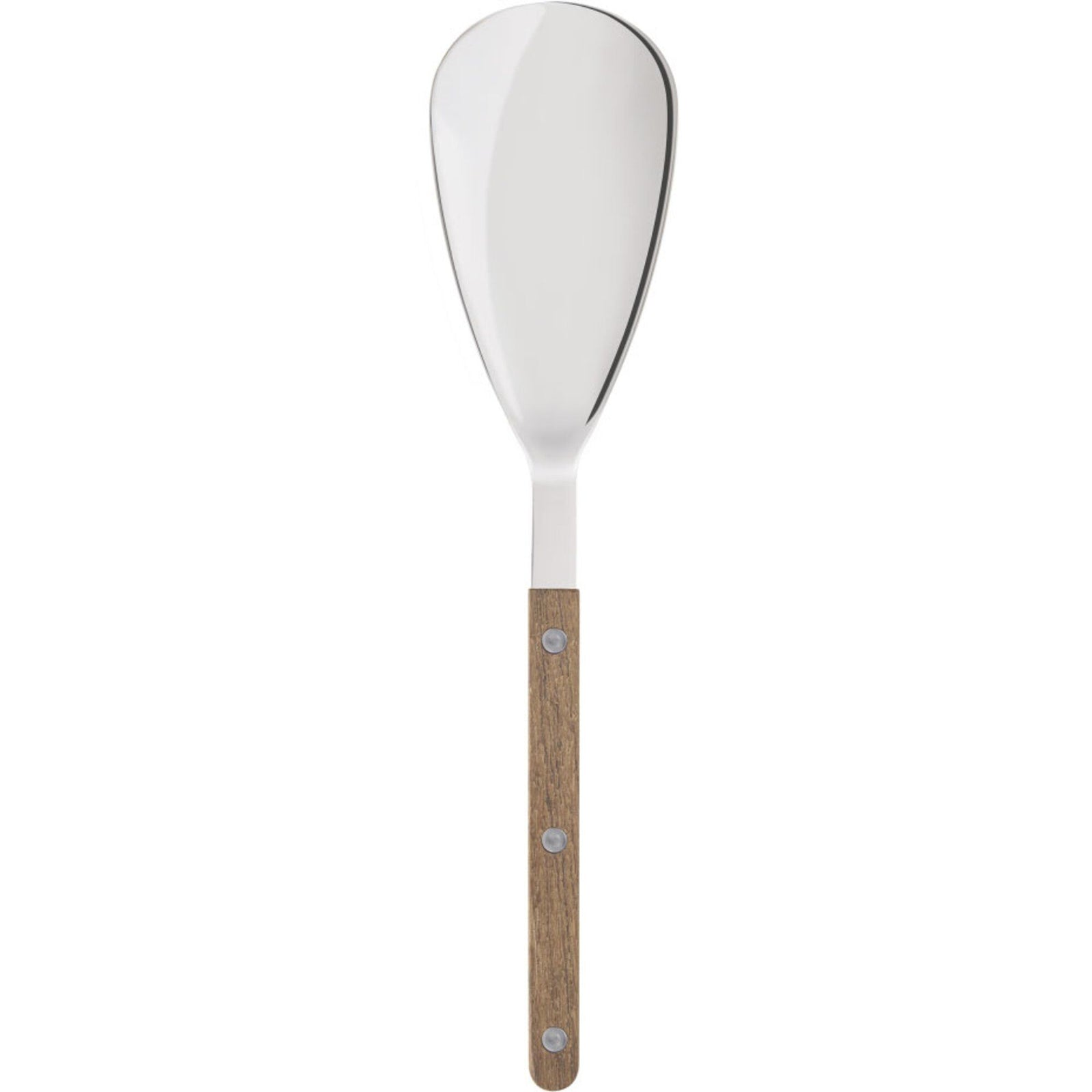 Sabre paris Sabre paris Bistrot Teak ske til ris 27 cm, teak – close-up (Serveringsske)