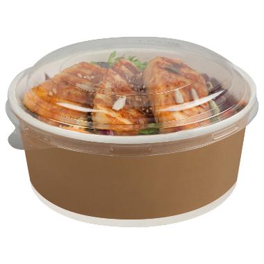 Produktbillede af Bowle 700 Ml 145/125x66 Mm Med Låg 150 Stk. på tilbud – premium kvalitet og detaljer