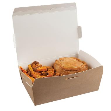 Produktbillede af Takeaway Æske 1540ml Frys/ovn 200 Stk. på tilbud i premium kvalitet