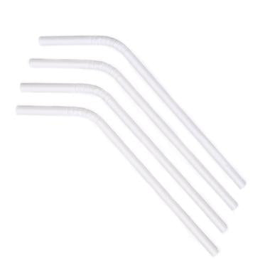 Produktbillede af Sugerør Ø6x240 Mm m. Knæk Bionedbrydelig Papir Hvid 500 Stk. på tilbud – premium kvalitet og detaljer