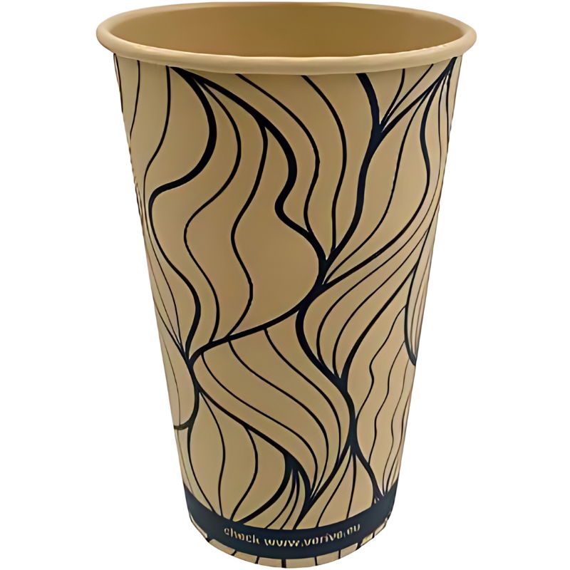 Produktbillede af Kaffebæger 40 Cl Ø90 Mm Bæredygtig 50 Stk. på tilbud – premium kvalitet og detaljer