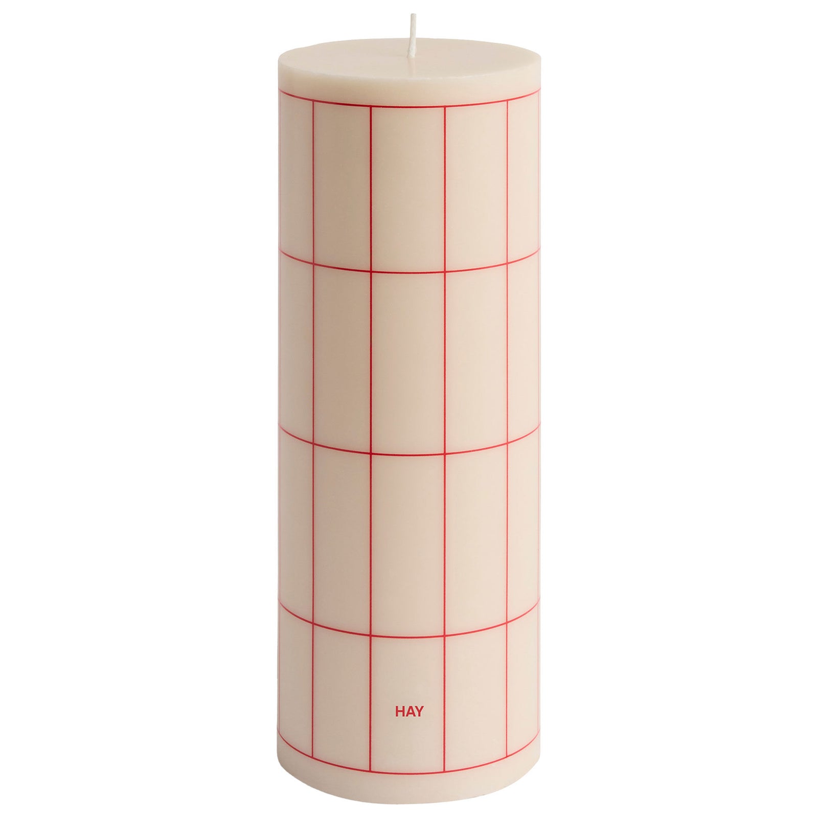 Hay HAY Bloklys L Off-White/Red Grid Check – billede i brug (Bloklys)