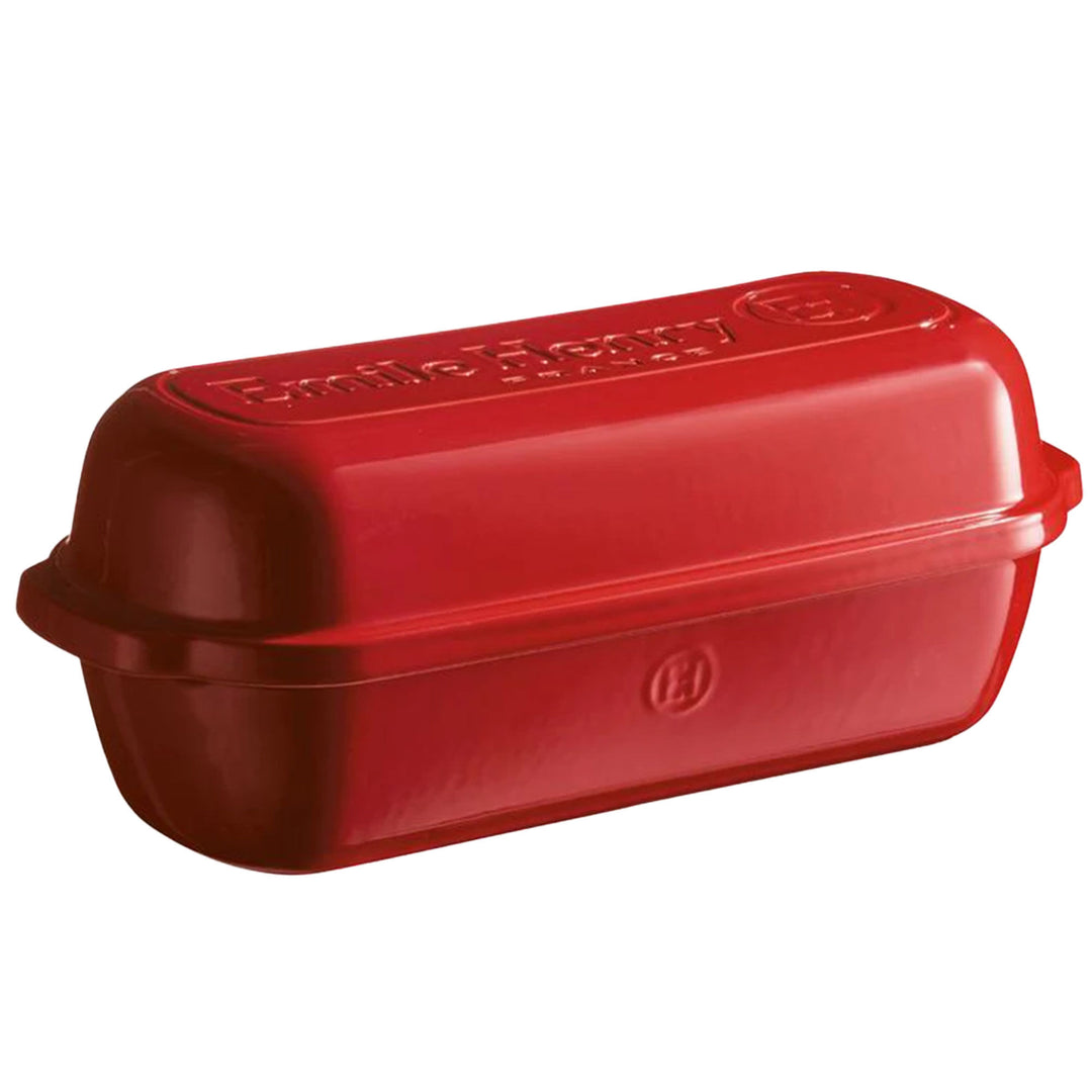 Emile henry Emile Henry Brødform 4,5 liter, rød – close-up (Brødform)