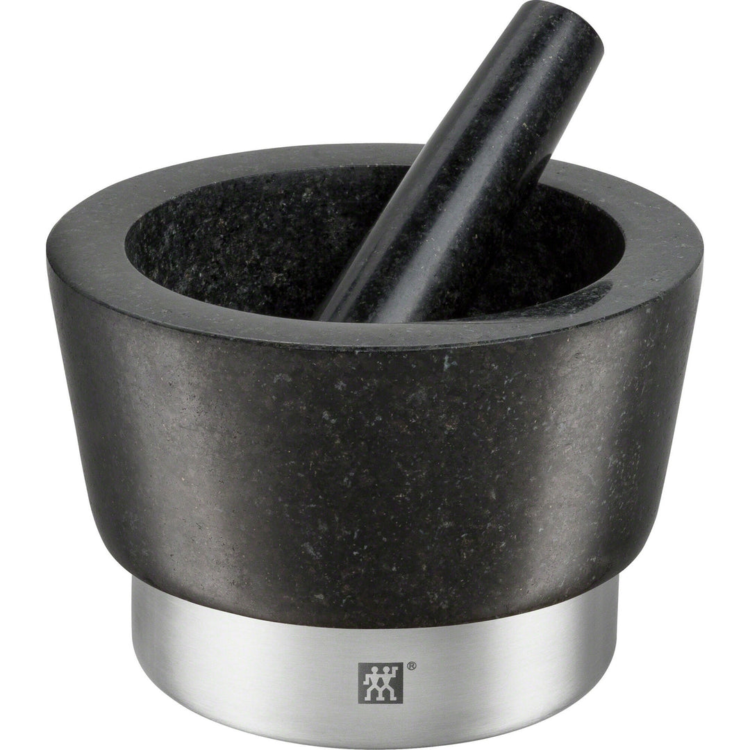 Zwilling Zwilling Spices morter i granit og børstet, rustfri stål – produktfoto (Mortere)