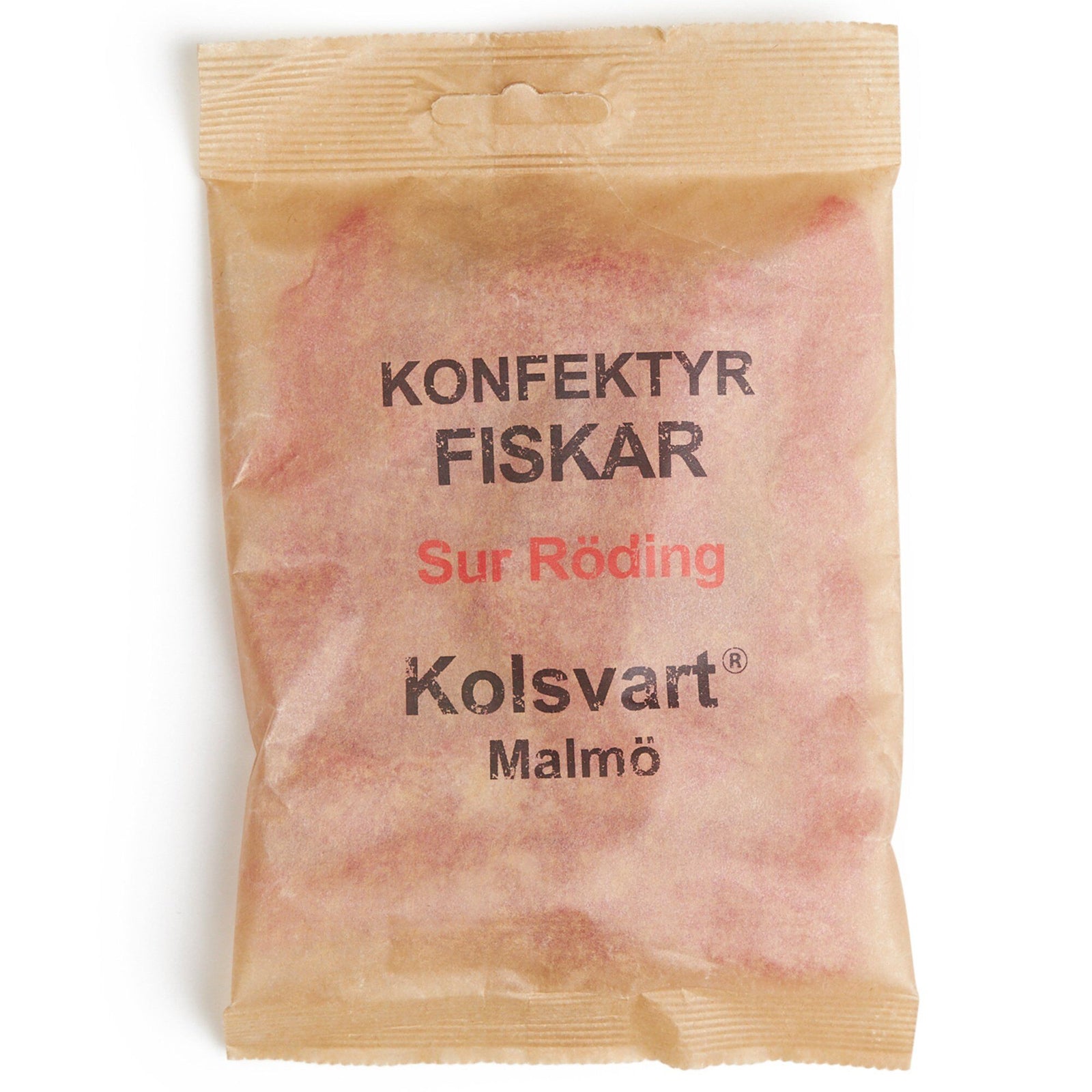 Kolsvart Kolsvart Syrlig rødding, 120 g – produktvisning (Slik)