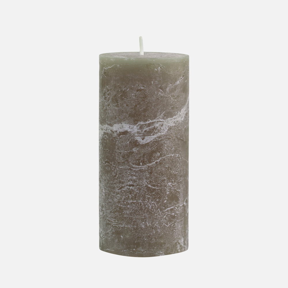 Produktbillede af MACON Bloklys olive 15cm. på tilbud i høj kvalitet
