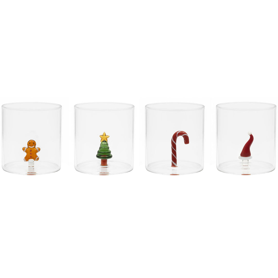 Mareld Mareld Tumblerglas 4 stk, juletema ❤ produktbillede i kategorien Tumblerglas