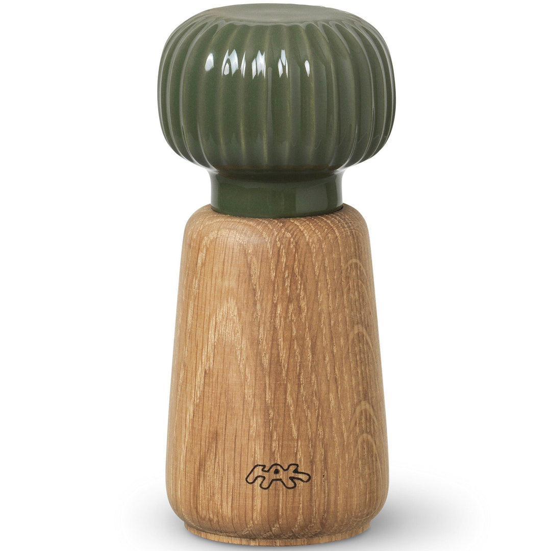 Kähler Kähler Hammershøi salt-/peberkværn 14,5 cm, mørkegrøn – detaljebillede (Salt/peberkværn)