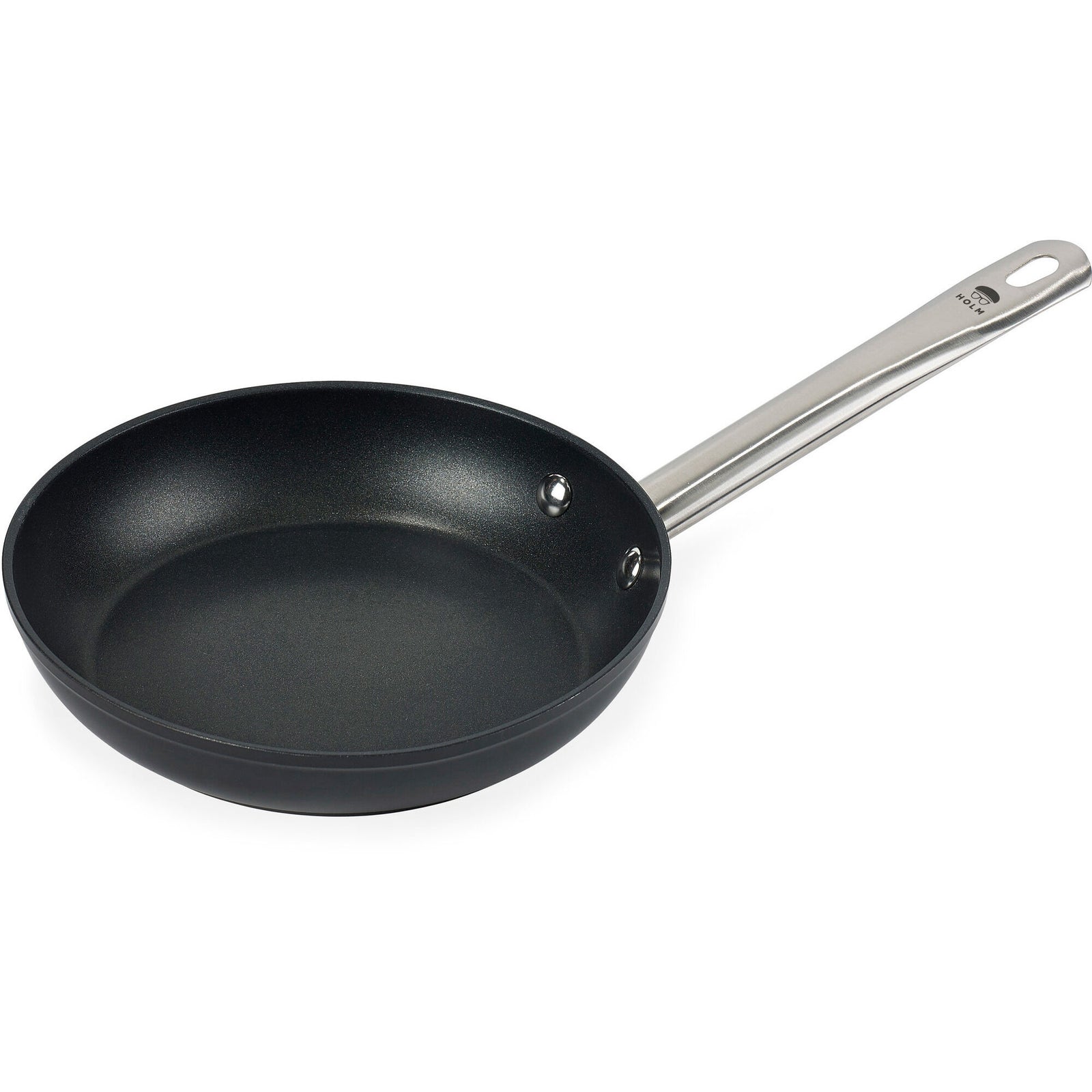 Holm Holm Stegepande sort, Ø 20x4 cm. – billede i brug (Stegepander)