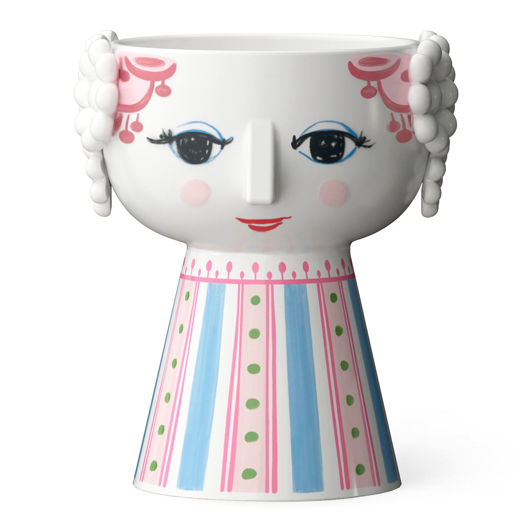 Bjørn wiinblad Bjørn wiinblad Eva lysestage 9,5 cm, pink – vinkelbillede (Lysestage)