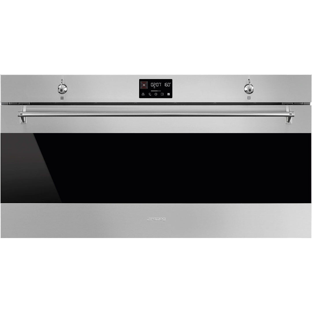 Smeg Smeg SFR9302TX Classic Ovn til indbygning, 90 cm, rustfrit stål – produktfoto (Ovn)