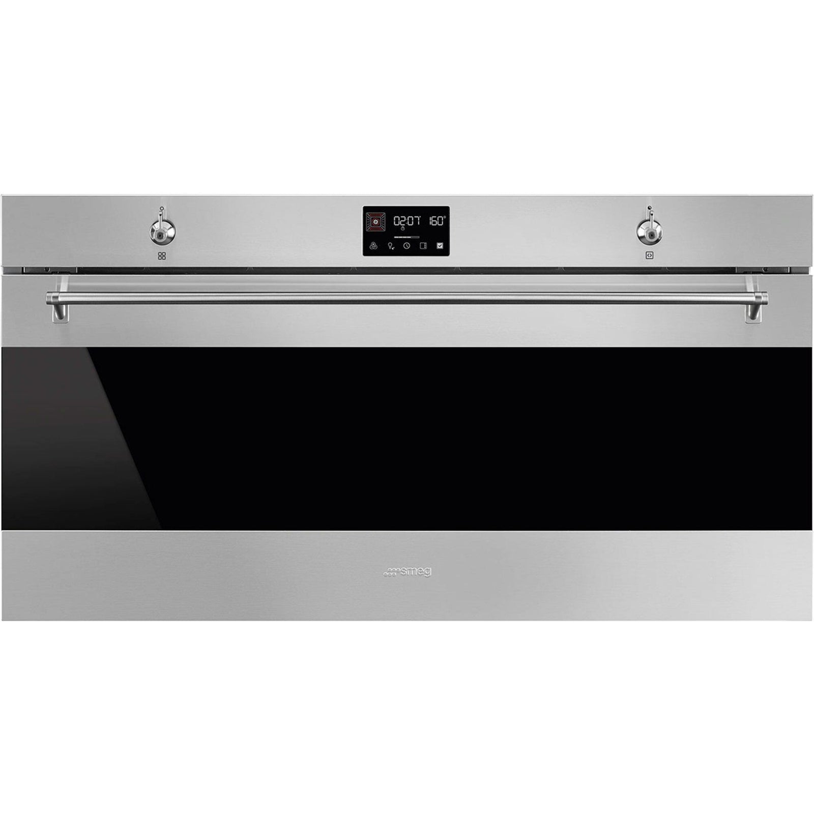Smeg Smeg SFR9302TX Classic Ovn til indbygning, 90 cm, rustfrit stål – produktfoto (Ovn)