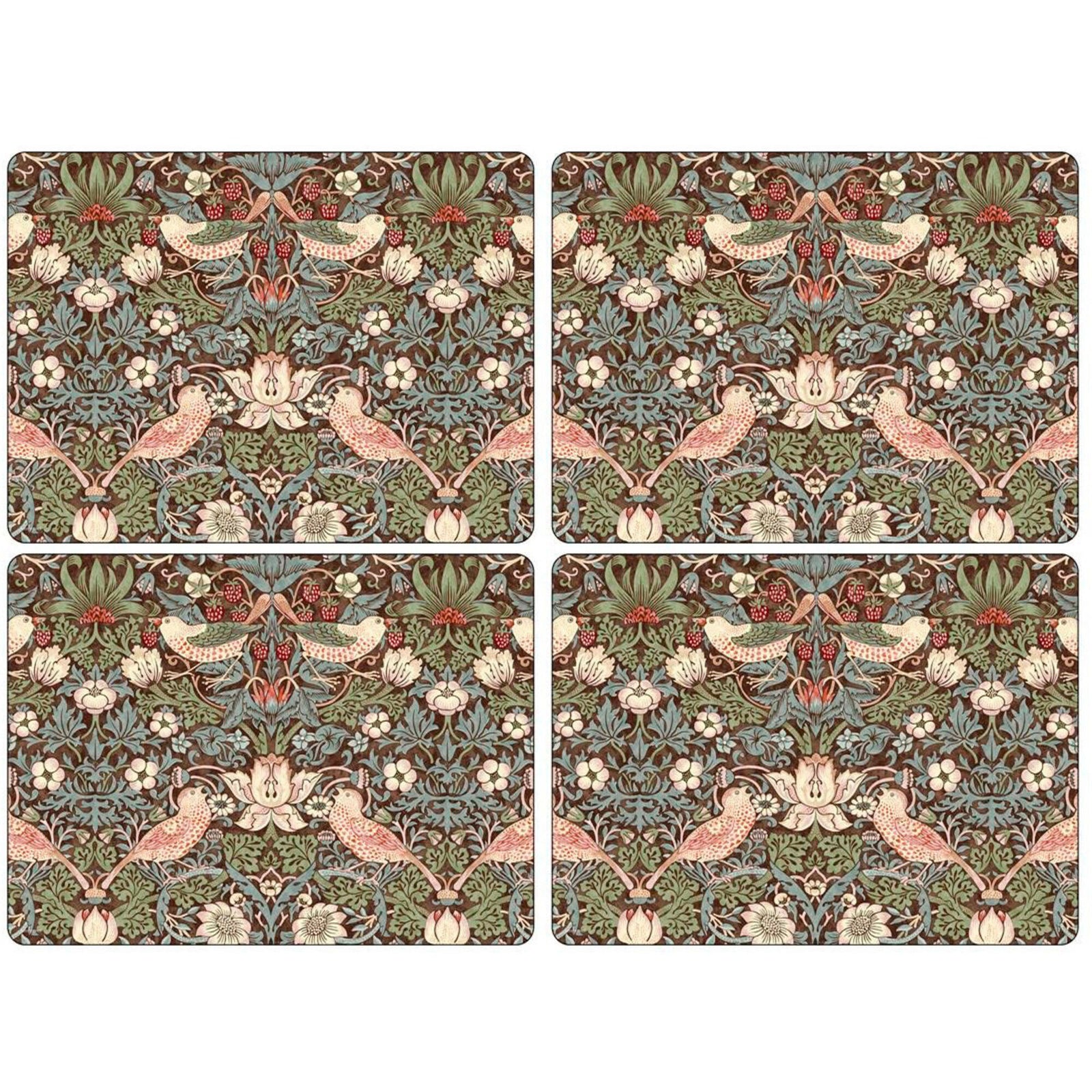 Spode Spode Dækkeservietter Strawberry Thief, brun ❤ produktbillede (Bordskåner)