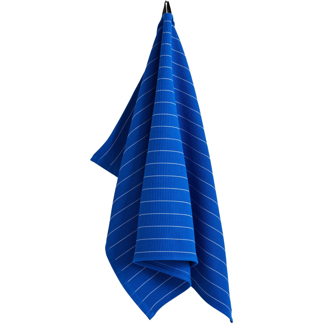 Hay Hay Canteen viskestykke, blue pinstripe – produktbillede (Køkkenhåndklæde)