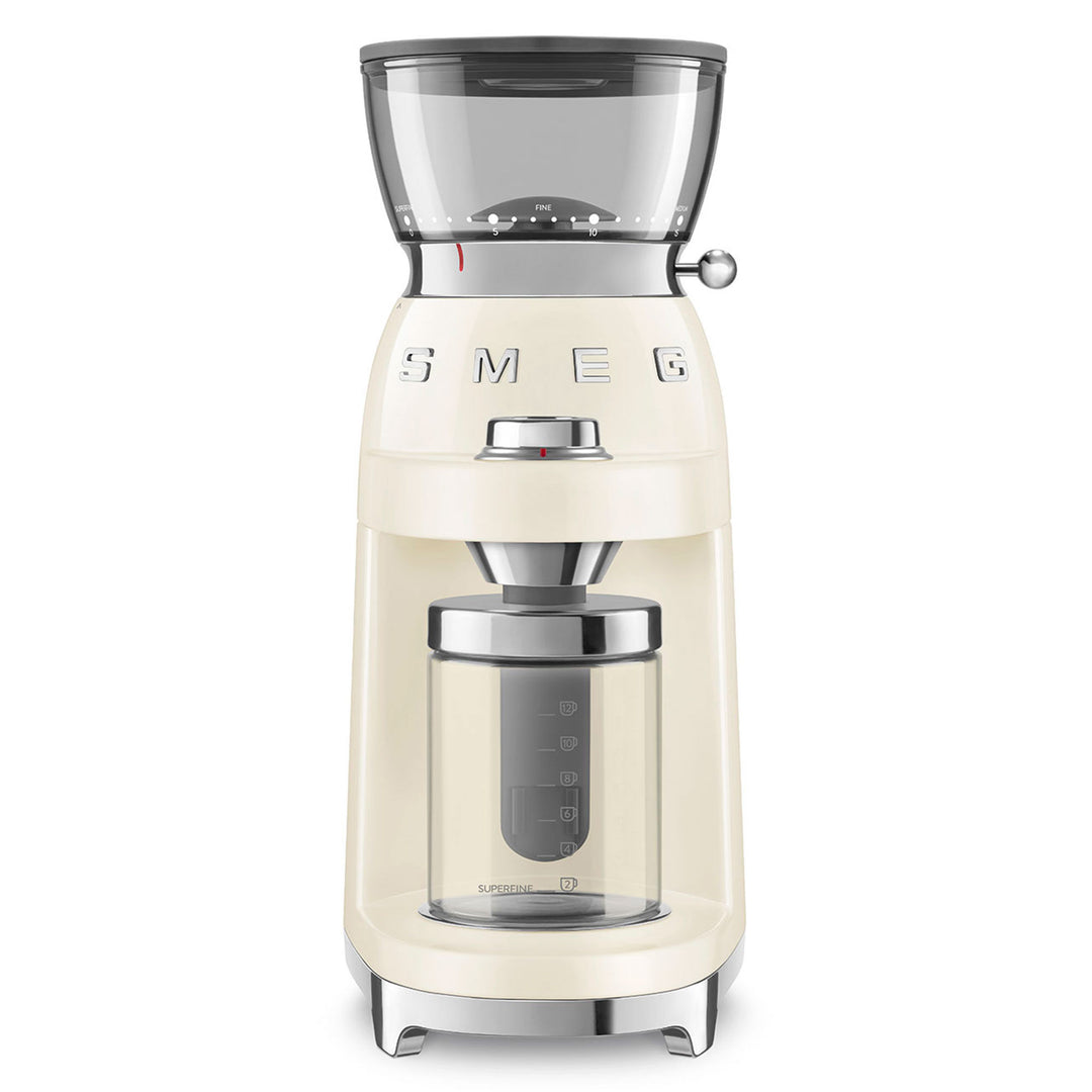 Smeg Smeg Kaffekværn, creme – frontbillede (Kaffekværn)