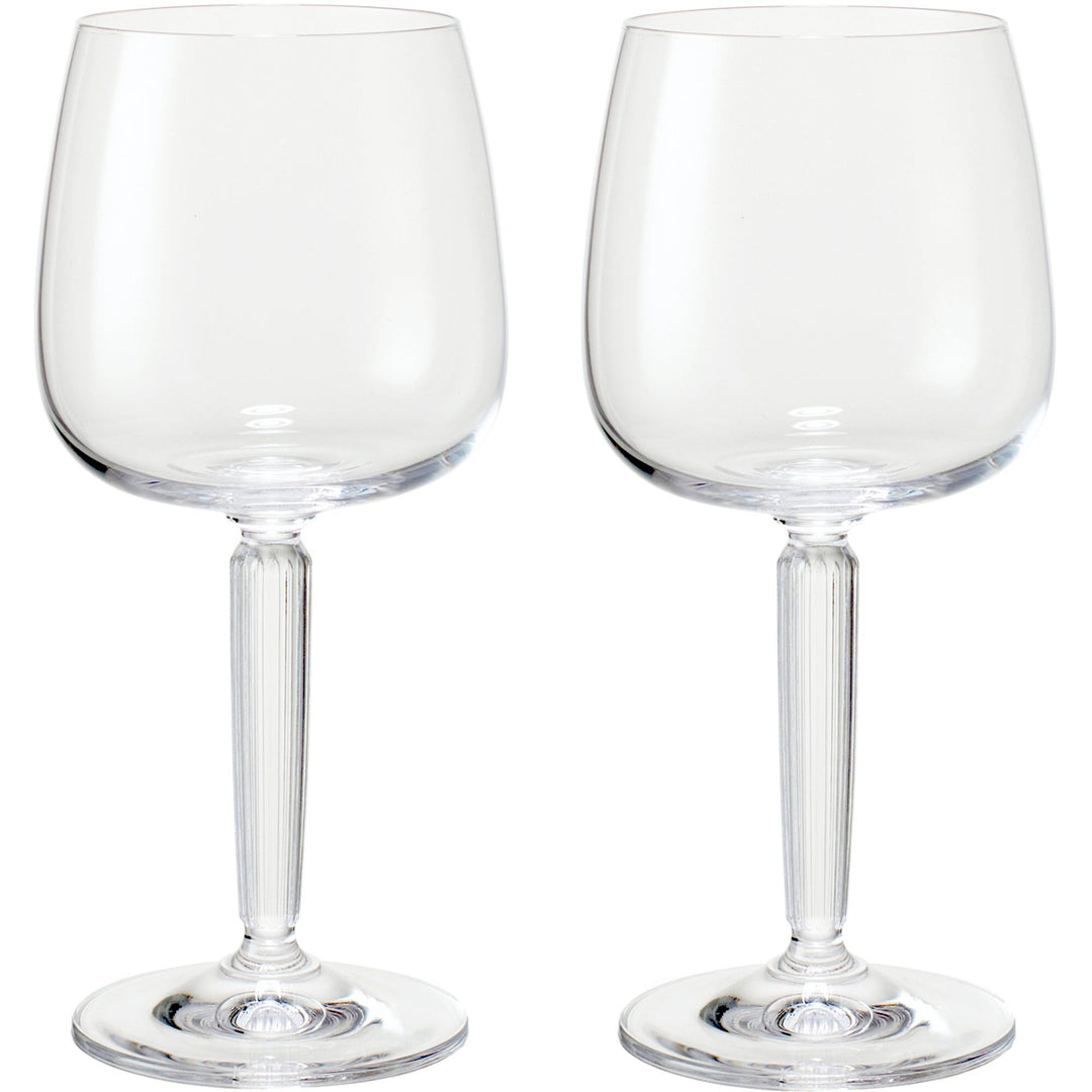 Kähler Kähler Hammershøi hvidvinsglas, 35 cl, Ø 8,5 cm, 2 stk, klar – close-up (Hvidvinsglas)