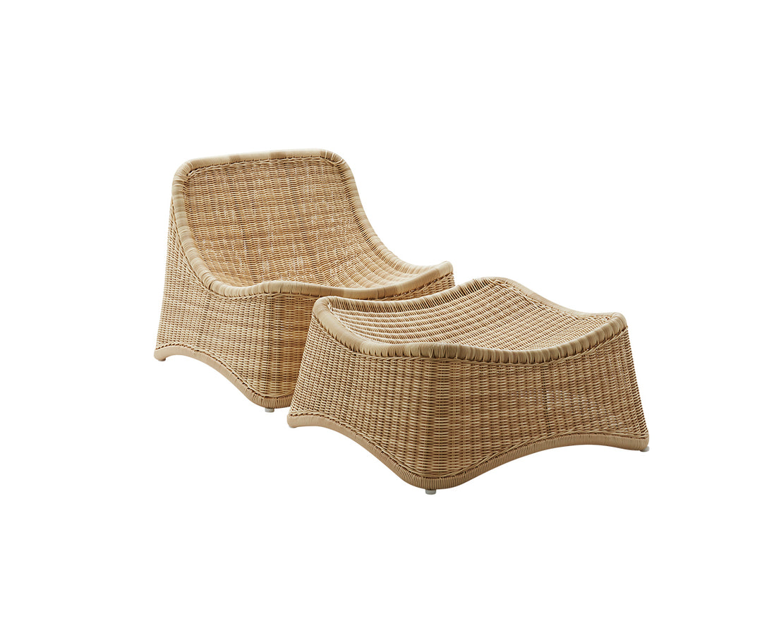 Produktbillede af Sika Design Chill Exterior Lænestol Natur 75 i premium kvalitet