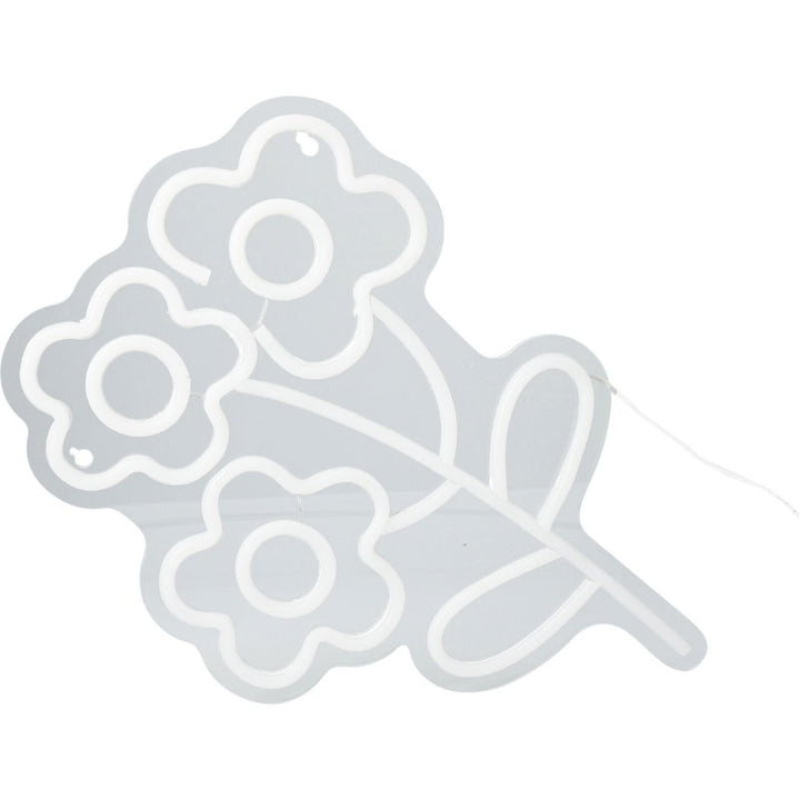 Produktbillede af Vægdekoration Neon Blomster 26x39 Cm på tilbud – premium kvalitet og detaljer